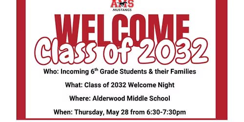Welcome Class of 2032